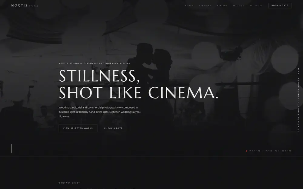 Noctis Studio as it appears on load